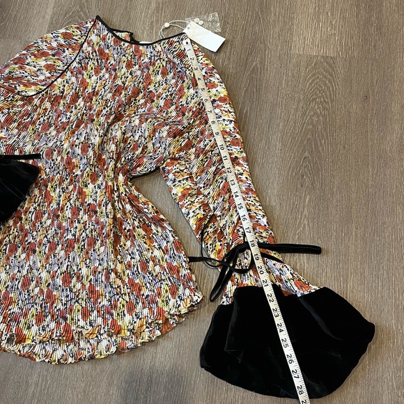 Tory Burch Pleated Ruffle Blouse - Picture 5 of 15